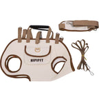 Kivora Pets beige extra large pet carrier on white background