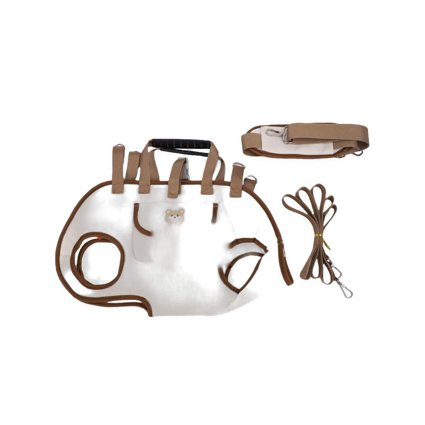 4-Way Breathable Pet Carrier for Cats & Small Dogs clean white-background product image by Kivora Pets