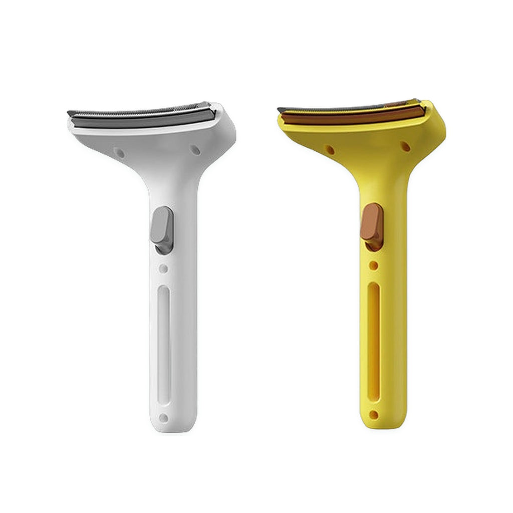 Curved Deshedding Comb for Cats & Dogs clean white-background product image by Kivora Pets