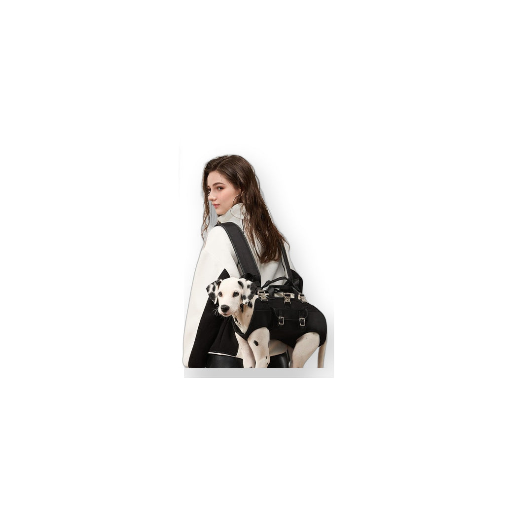Hands-Free Front Dog Carrier Backpack product on pure white background by Kivora Pets