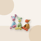Squeaky Plush Dog Toy for Small & Medium Dogs minimal lifestyle product image by Kivora Pets